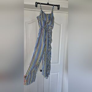 kidpik Vibrant Striped Jumpsuit
